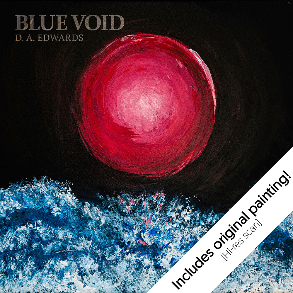 Blue Void Cover painting